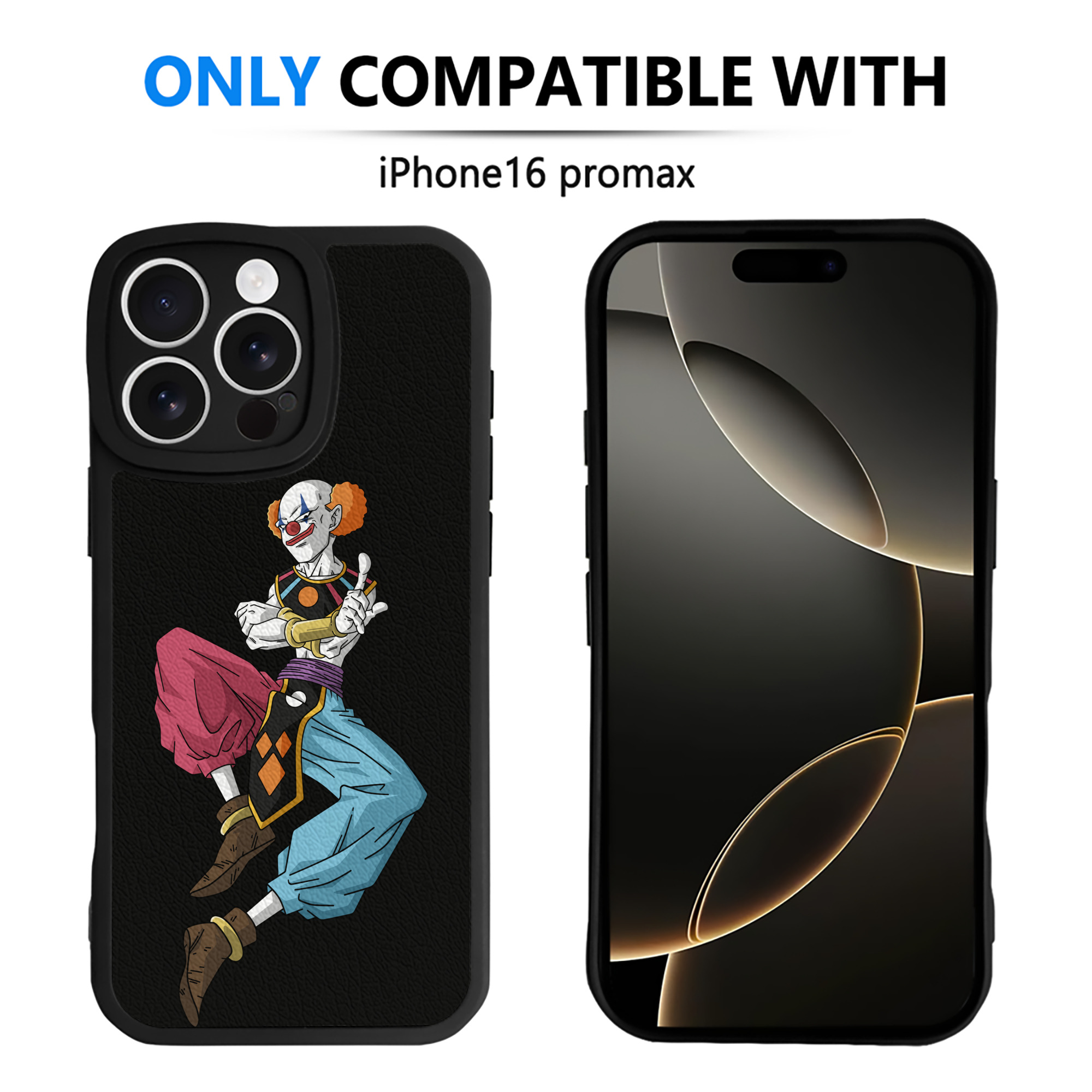 （画像用） ドラゴンボール DRAGON BALL 【iPhone 16シリーズ対応】シリコンスマホケース（レザー調） 材質：シリコン